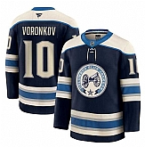 Men's Columbus Blue Jackets #10 Dmitri Voronkov Navy 2024-25 Alternate Stitched Hockey Jersey Dzhi,baseball caps,new era cap wholesale,wholesale hats